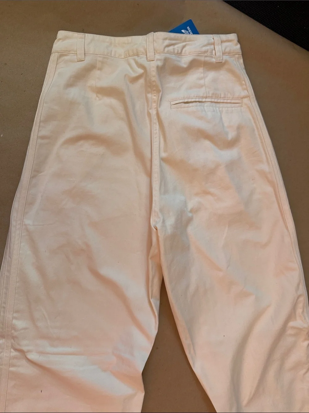 adidas Originals Cream Boot Cut Pants - Picture 4 of 5